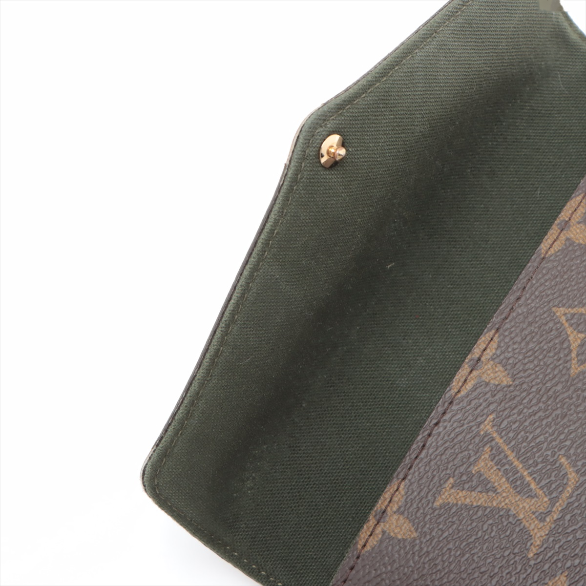 Louis Vuitton Saintonge, Brown, Canvas, shoulder