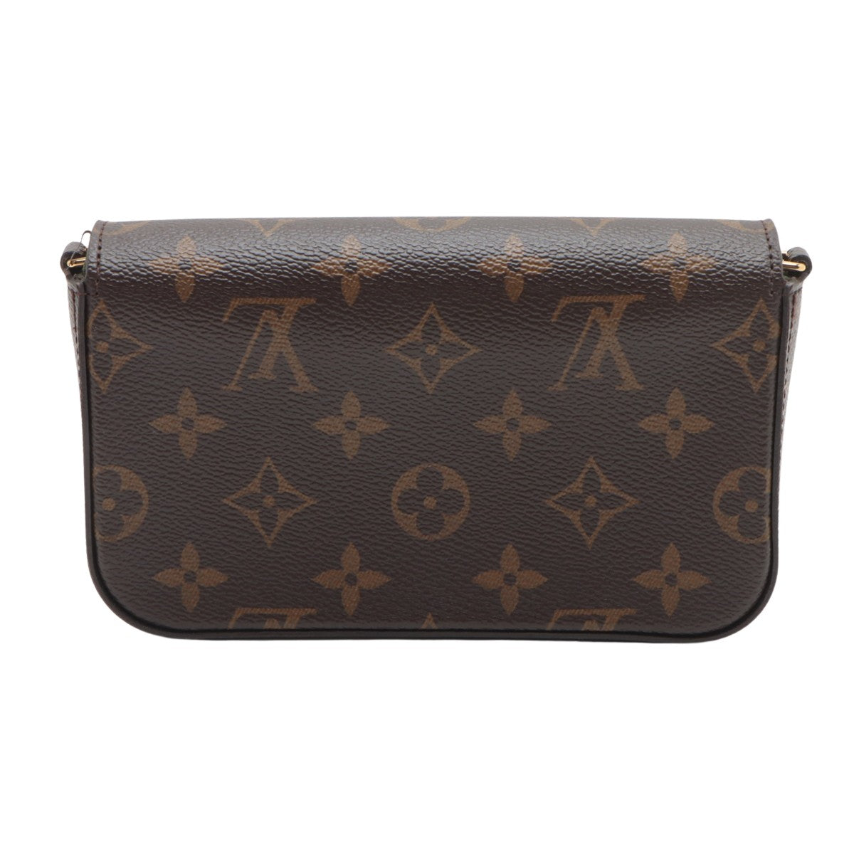 Louis Vuitton Saintonge, Brown, Canvas, shoulder