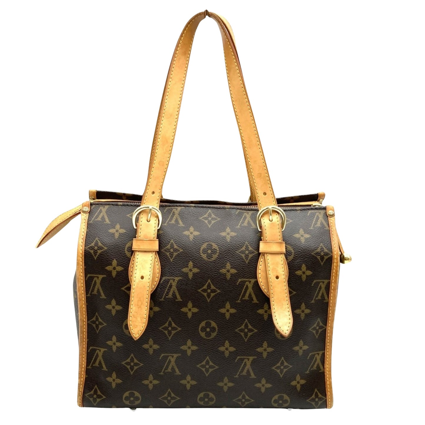 Louis Vuitton Popincourt, Brown, Canvas, tote