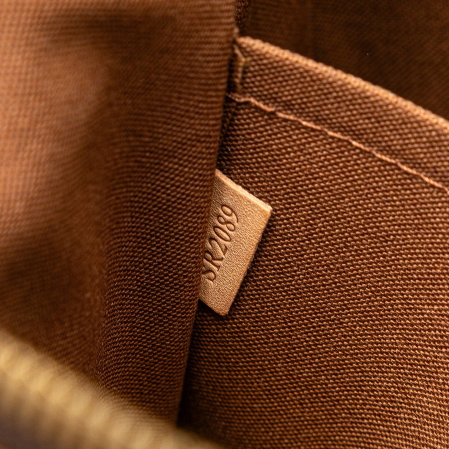 Louis Vuitton Palermo PM, Brown, Canvas, handbag
