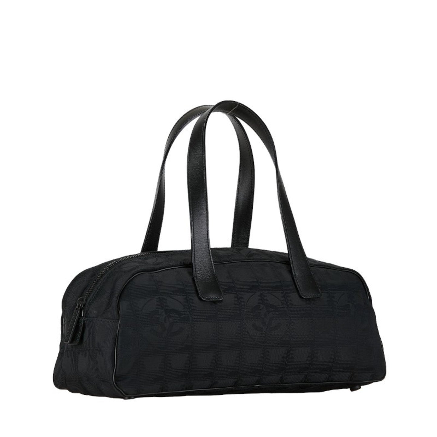 Chanel Travel line, Black, Leather, handbag