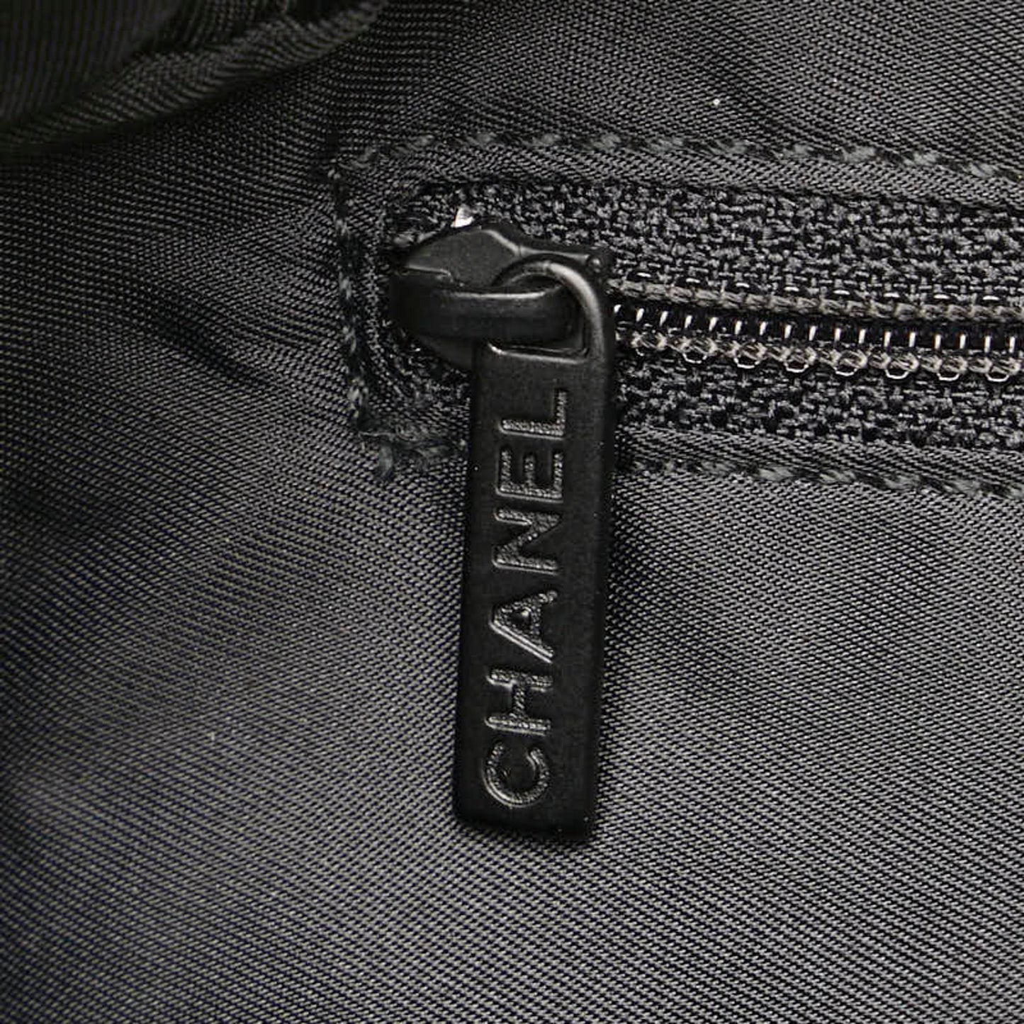 Chanel Travel line, Black, Leather, handbag