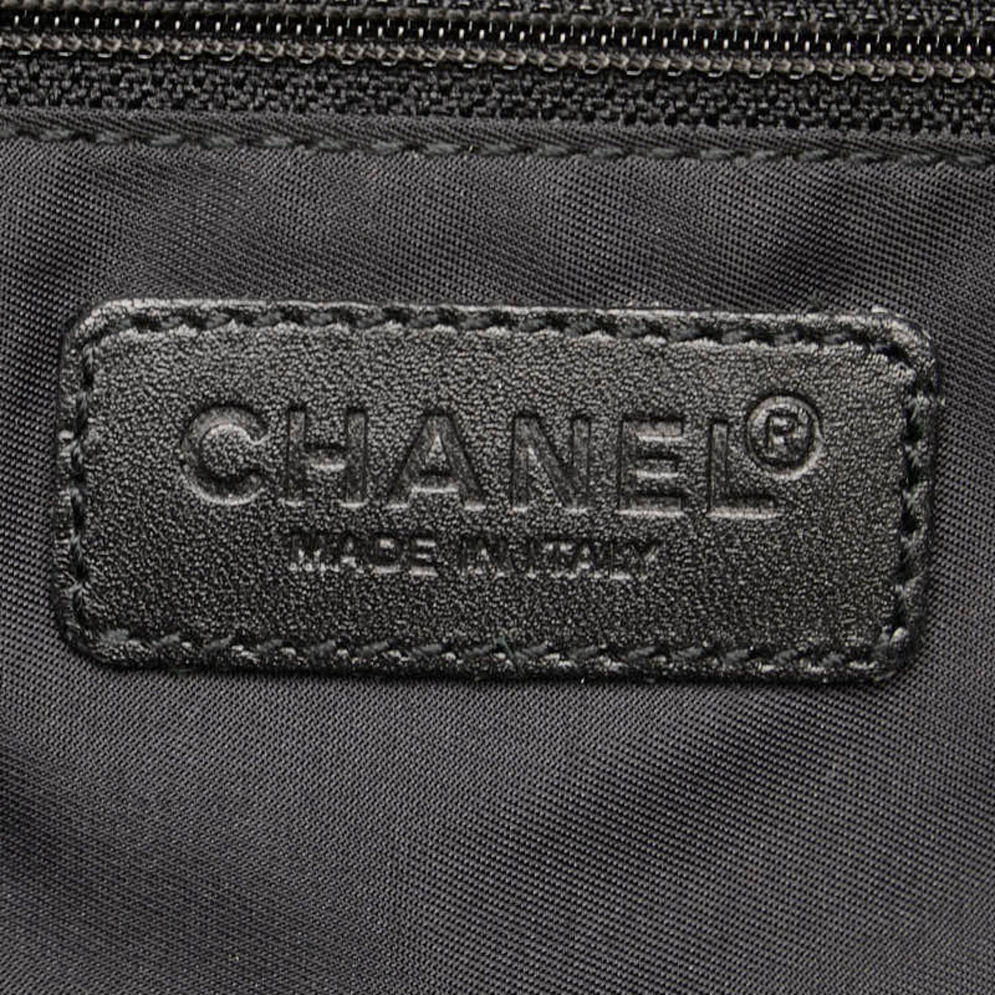 Chanel Travel line, Black, Leather, handbag