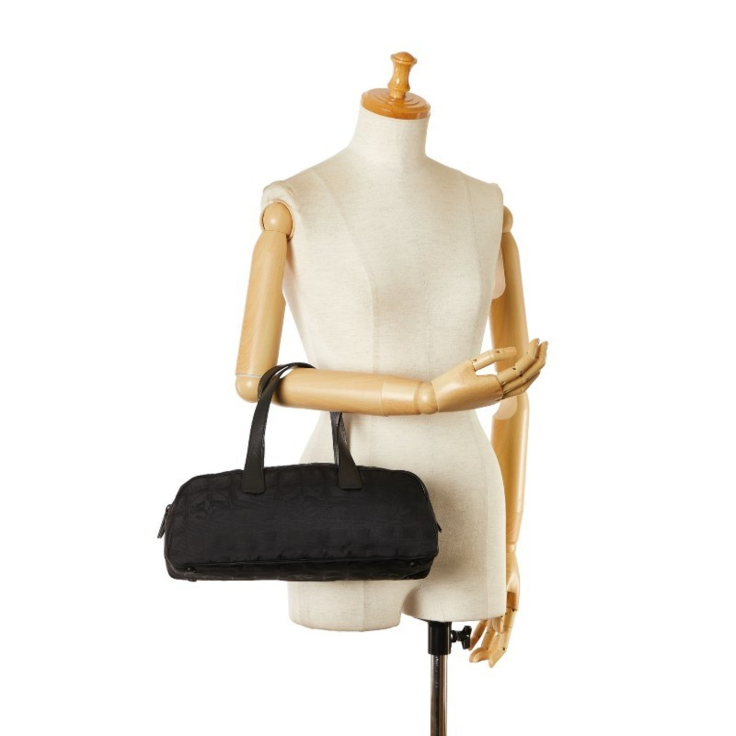 Chanel Travel line, Black, Leather, handbag