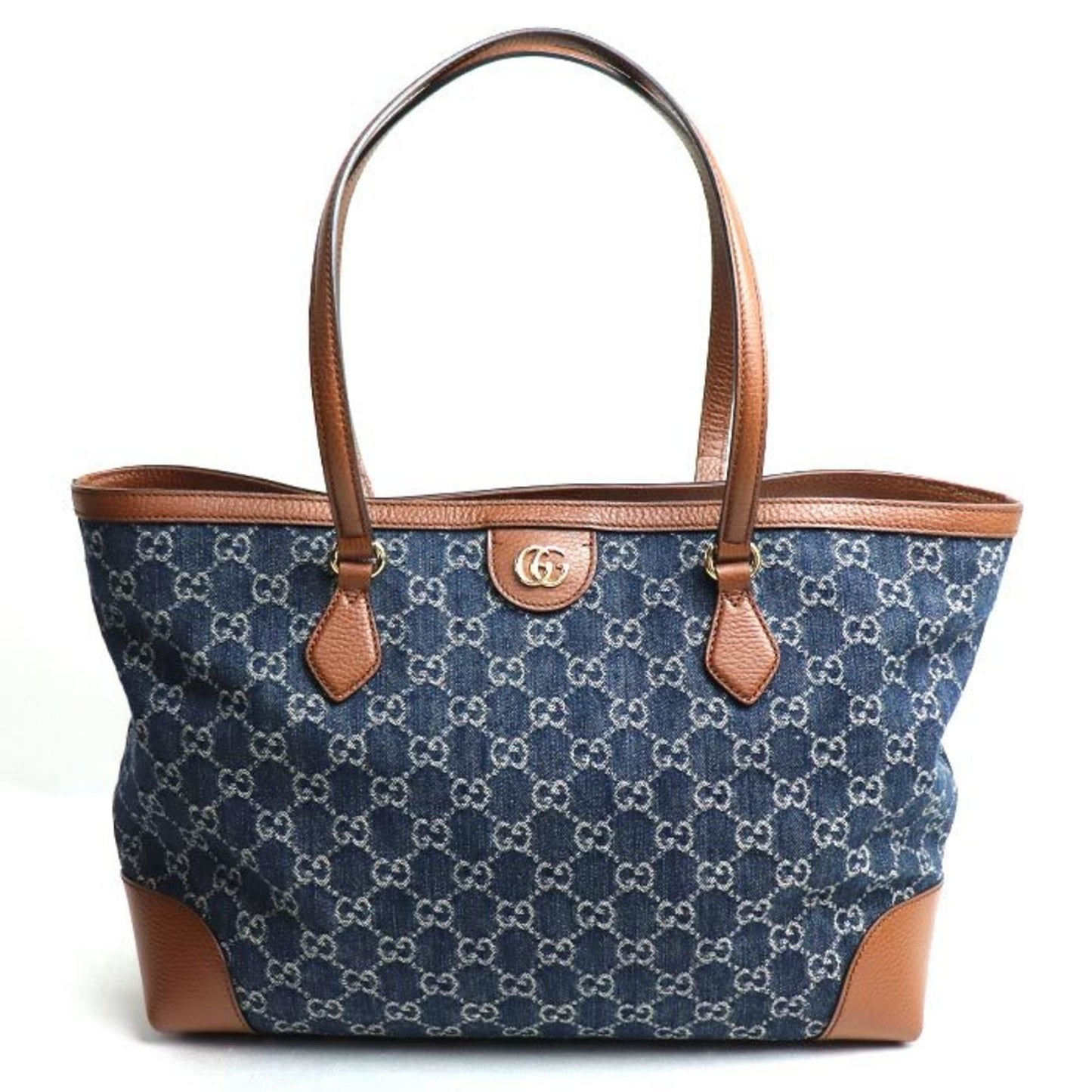 Gucci GG Denim, Navy, Denim - Jeans, tote