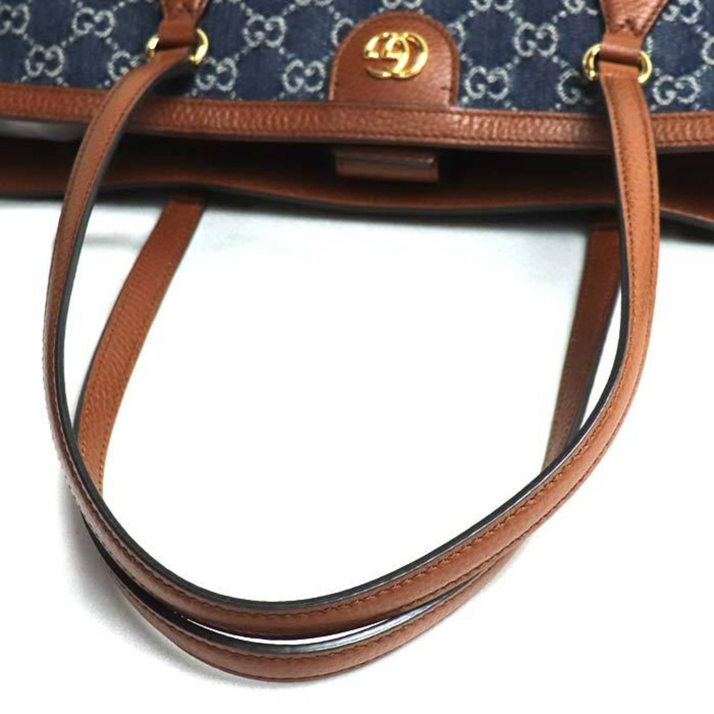 Gucci GG Denim, Navy, Denim - Jeans, tote