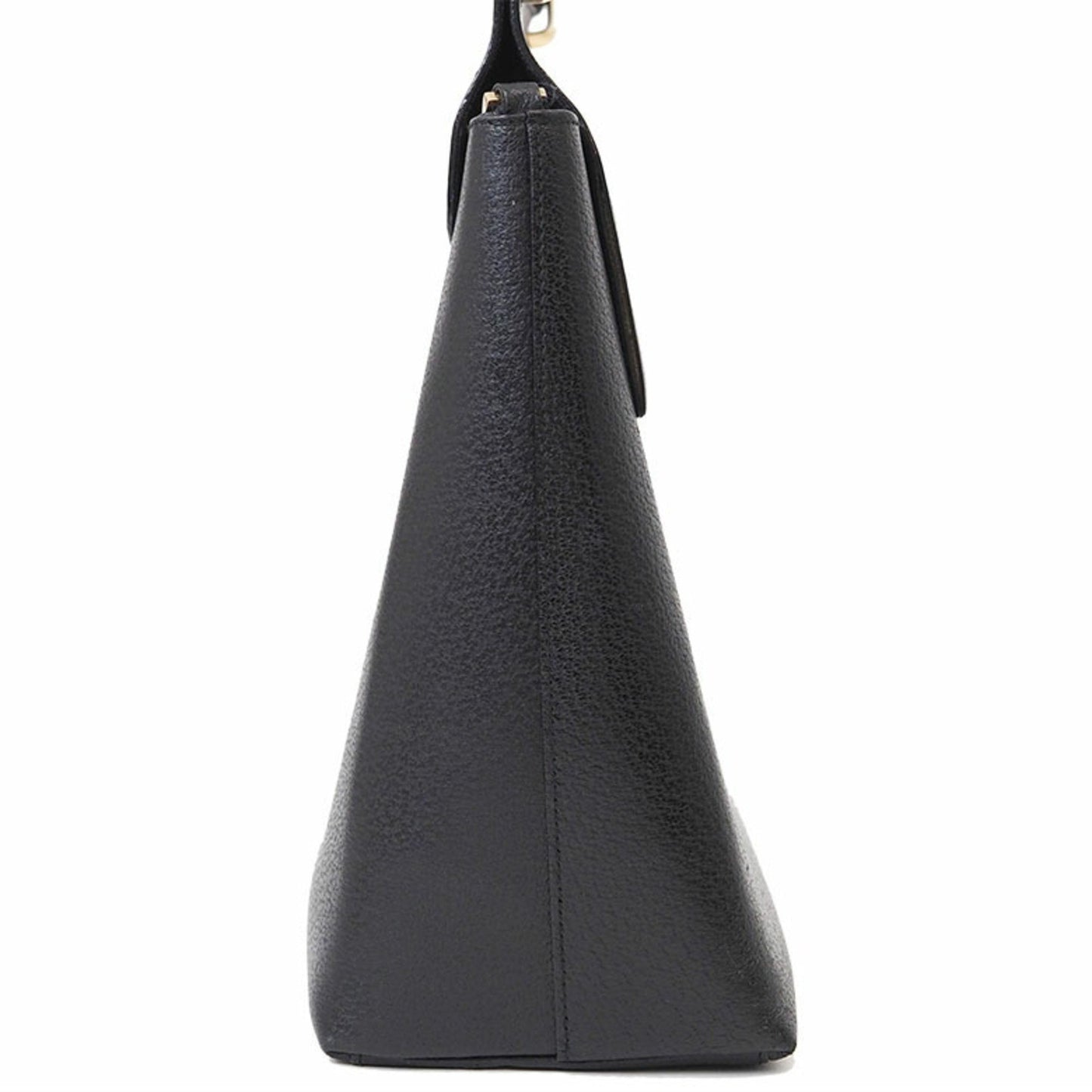 Gucci Bamboo, Black, Leather, handbag