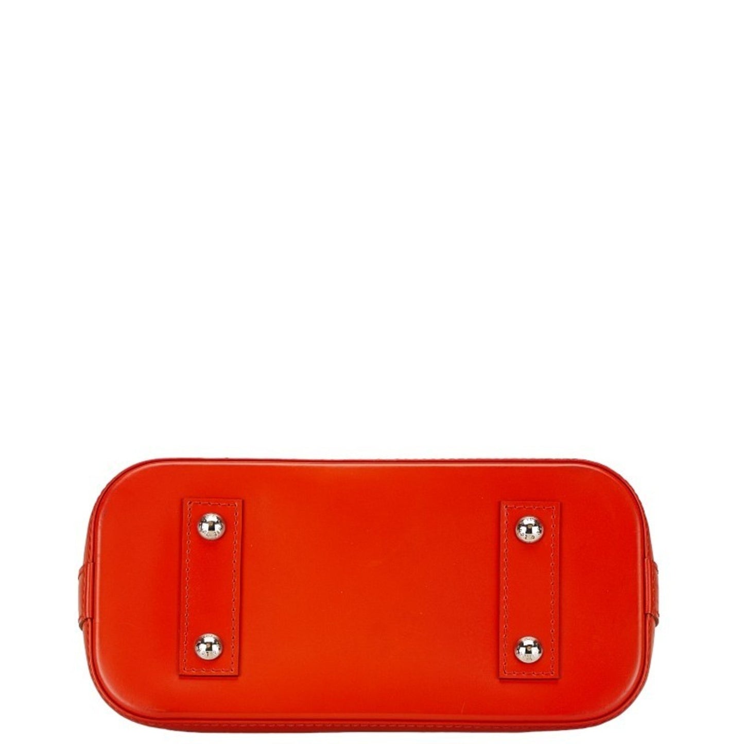 Louis Vuitton Alma, Orange, Leather, handbag