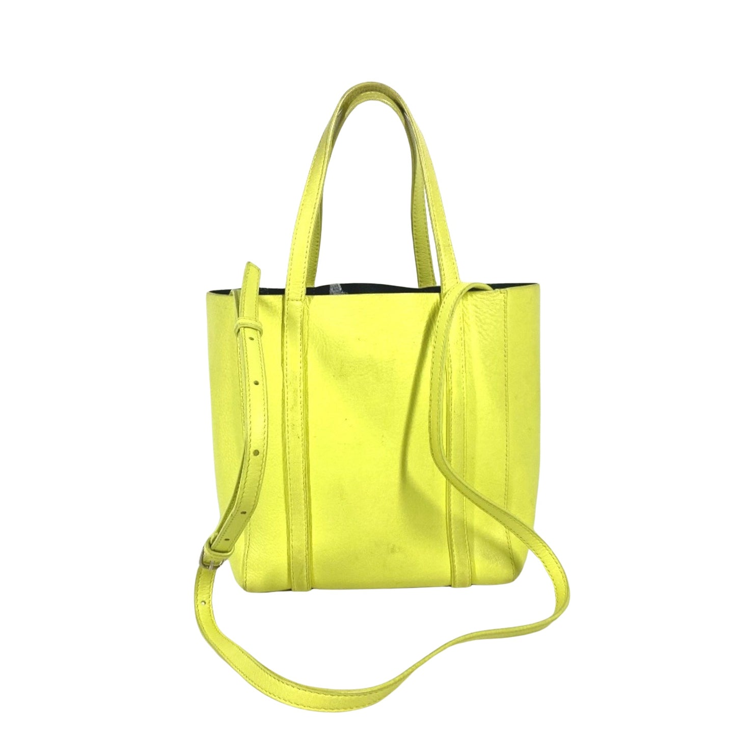 Balenciaga Everyday, Yellow, Leather, shoulder
