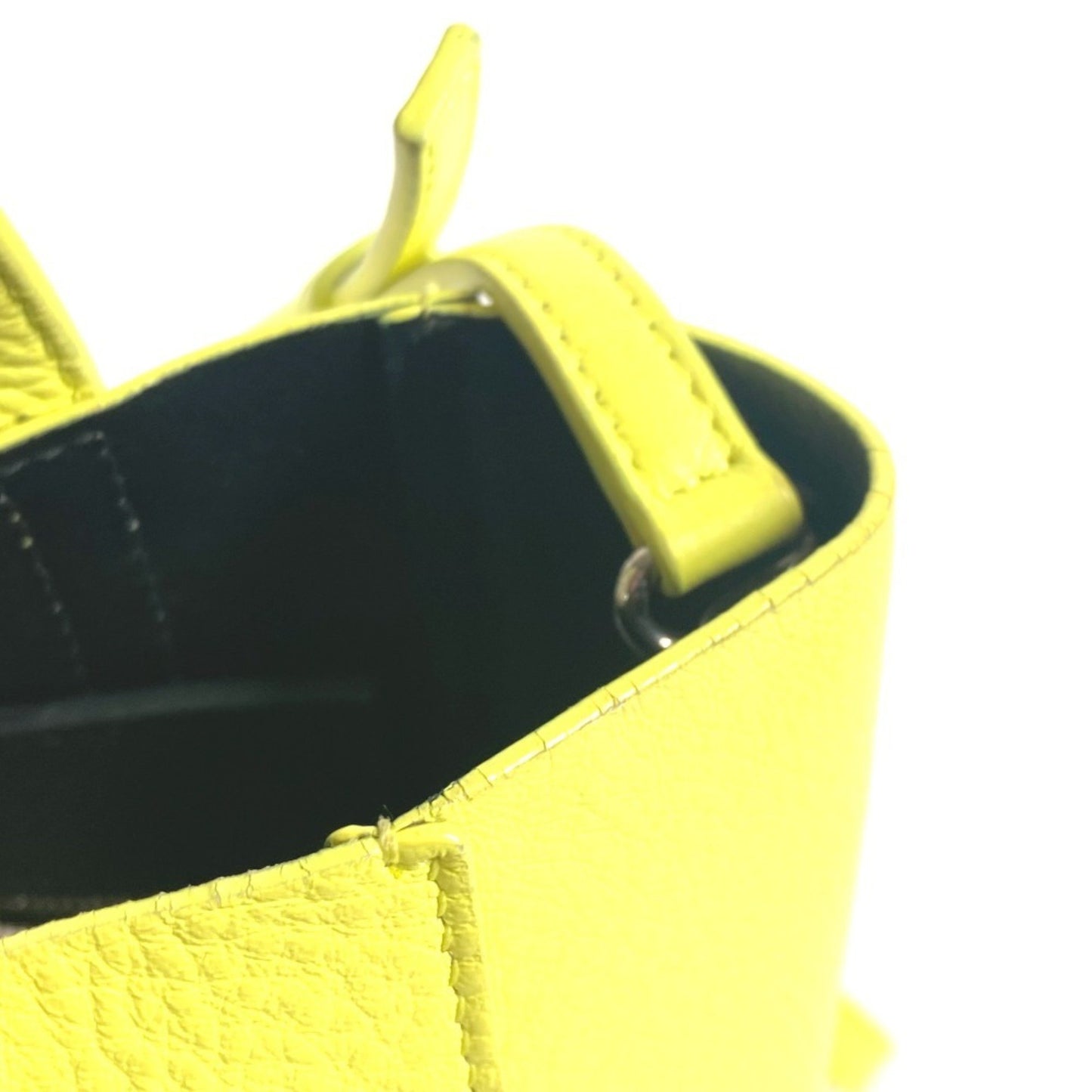 Balenciaga Everyday, Yellow, Leather, shoulder