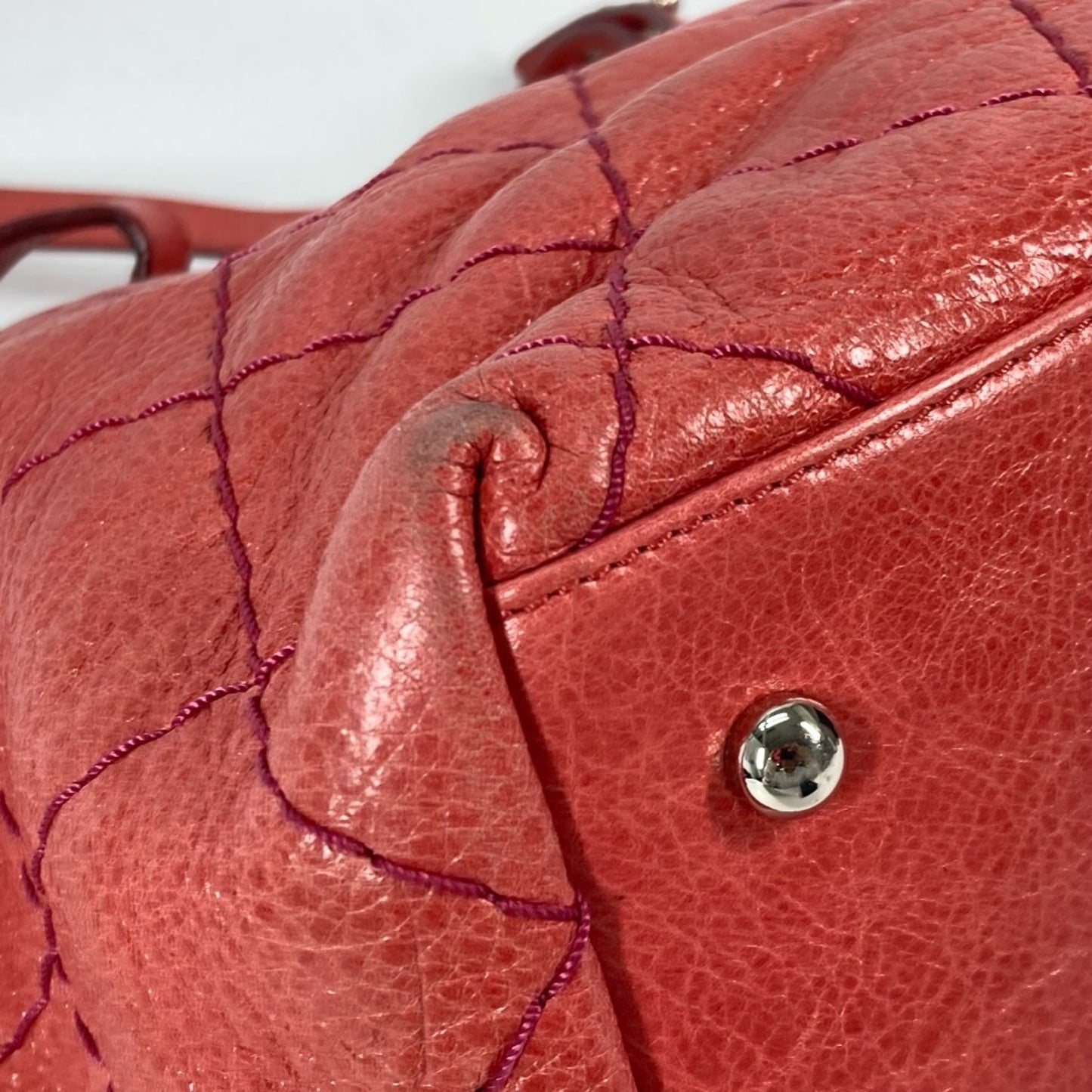 Chanel On the road, Pink, Leather, shoulder