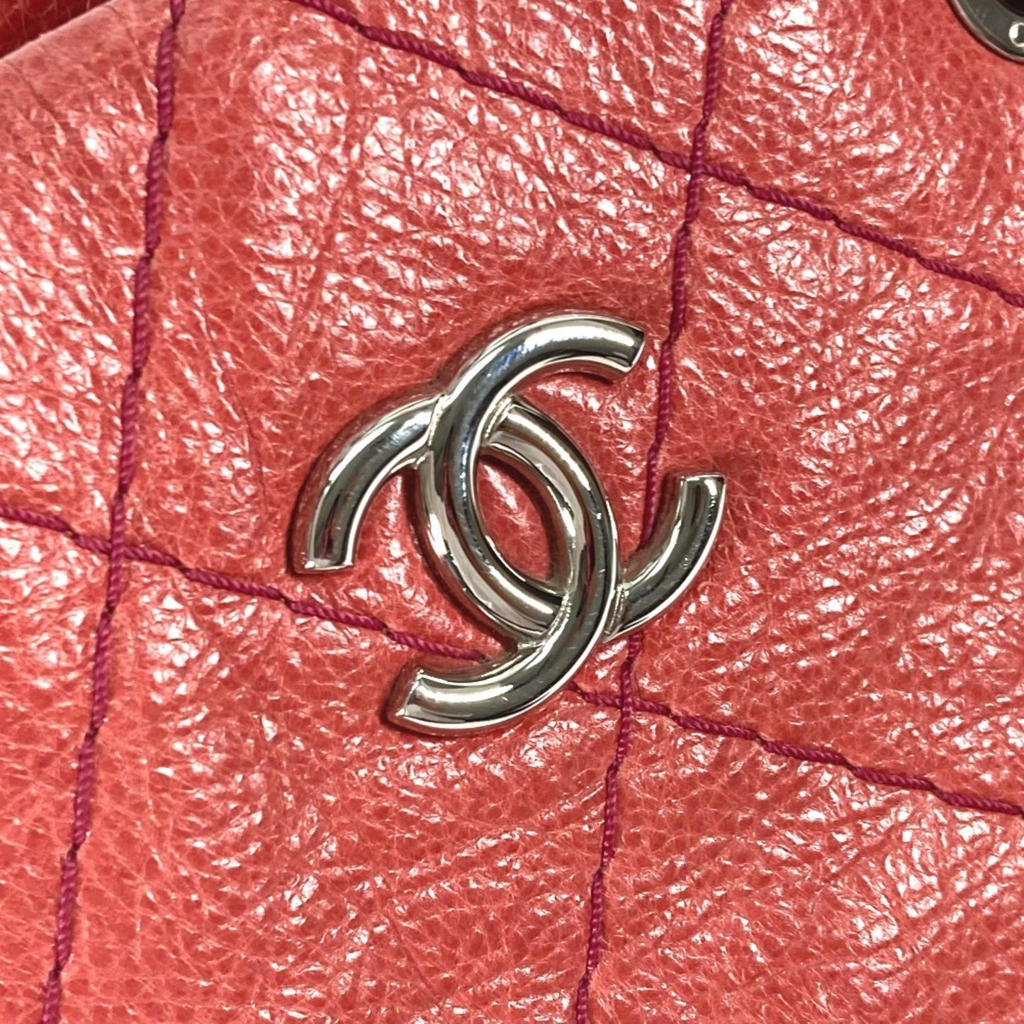 Chanel On the road, Pink, Leather, shoulder