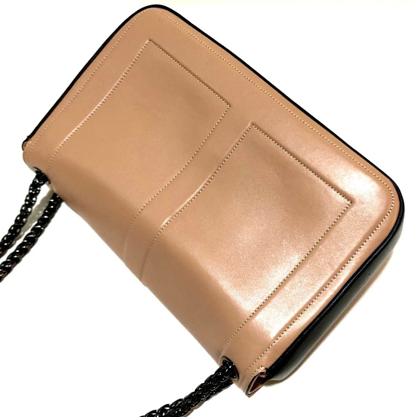 Christian Louboutin Sweet Charity, Beige, Leather, shoulder