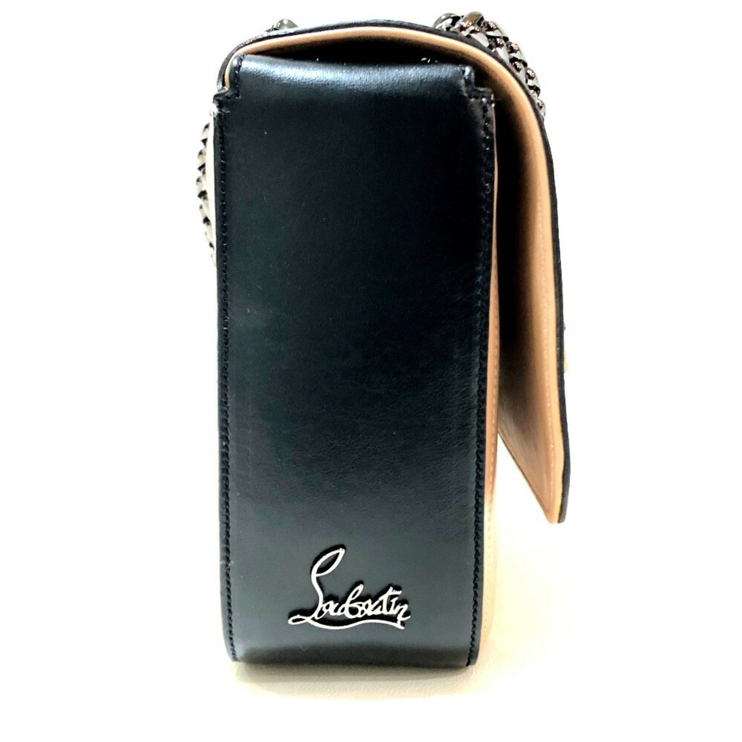Christian Louboutin Sweet Charity, Beige, Leather, shoulder