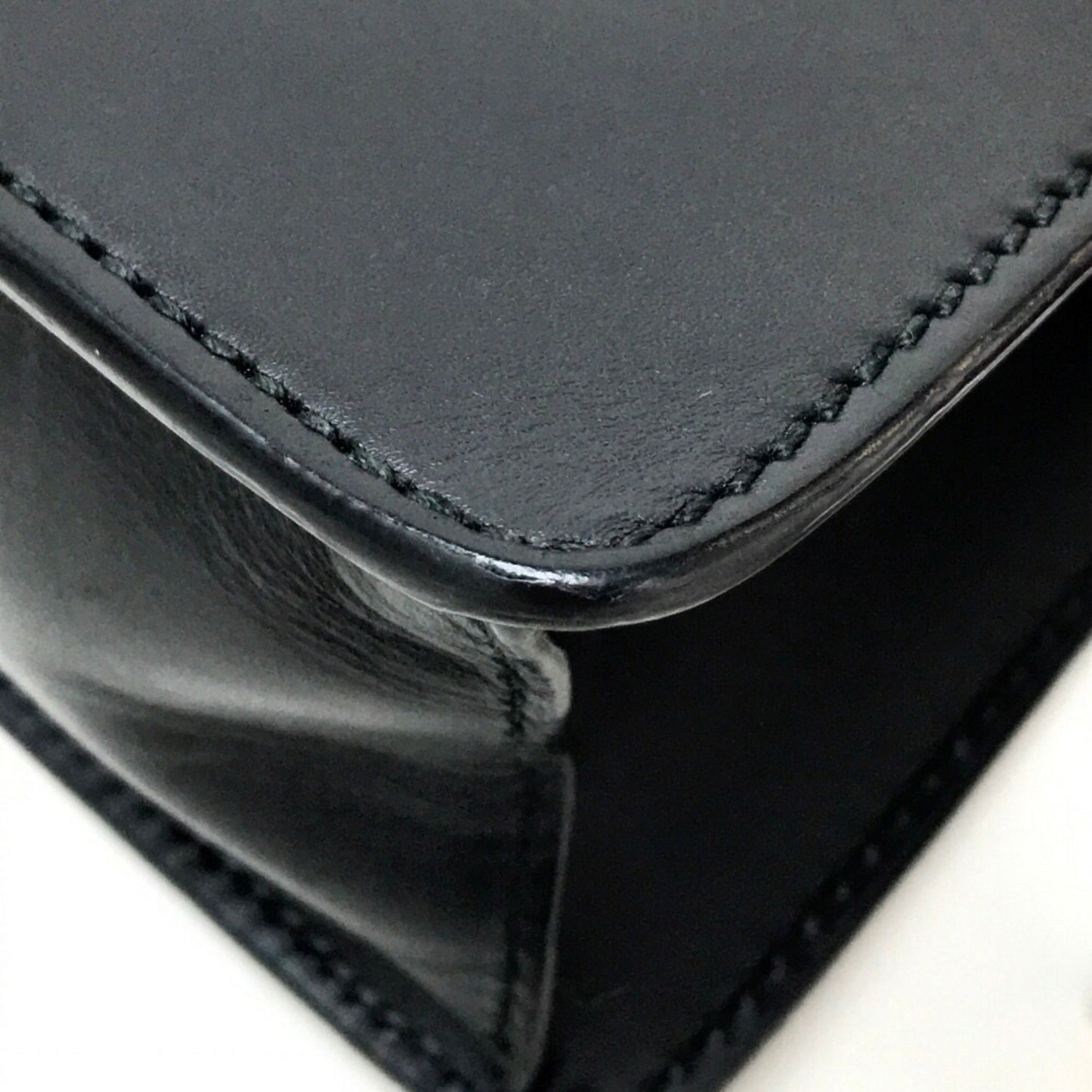 Gucci Sylvie, Black, Leather, shoulder