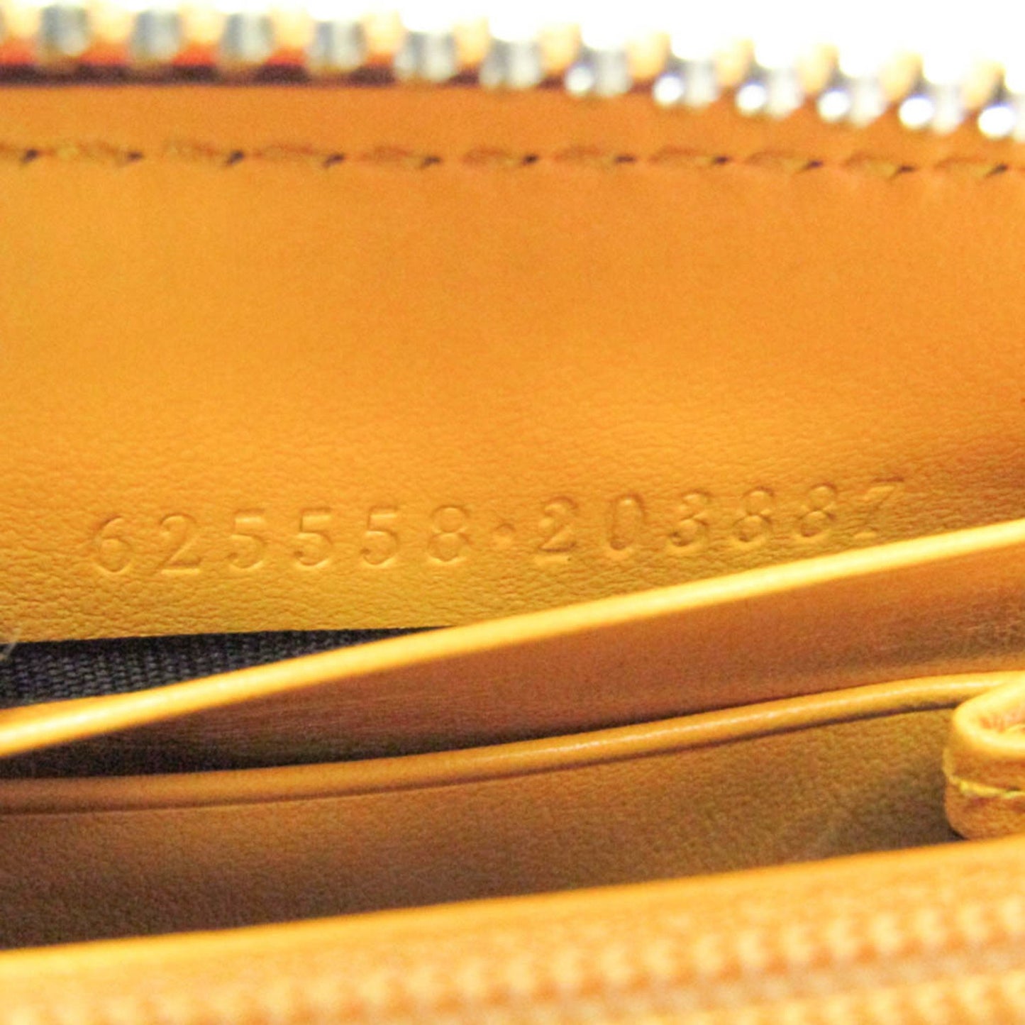 Gucci GG embossé, Yellow, Leather, wallet
