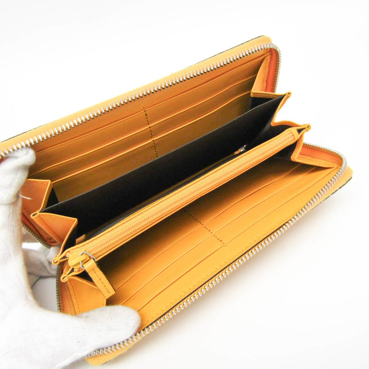 Gucci GG embossé, Yellow, Leather, wallet