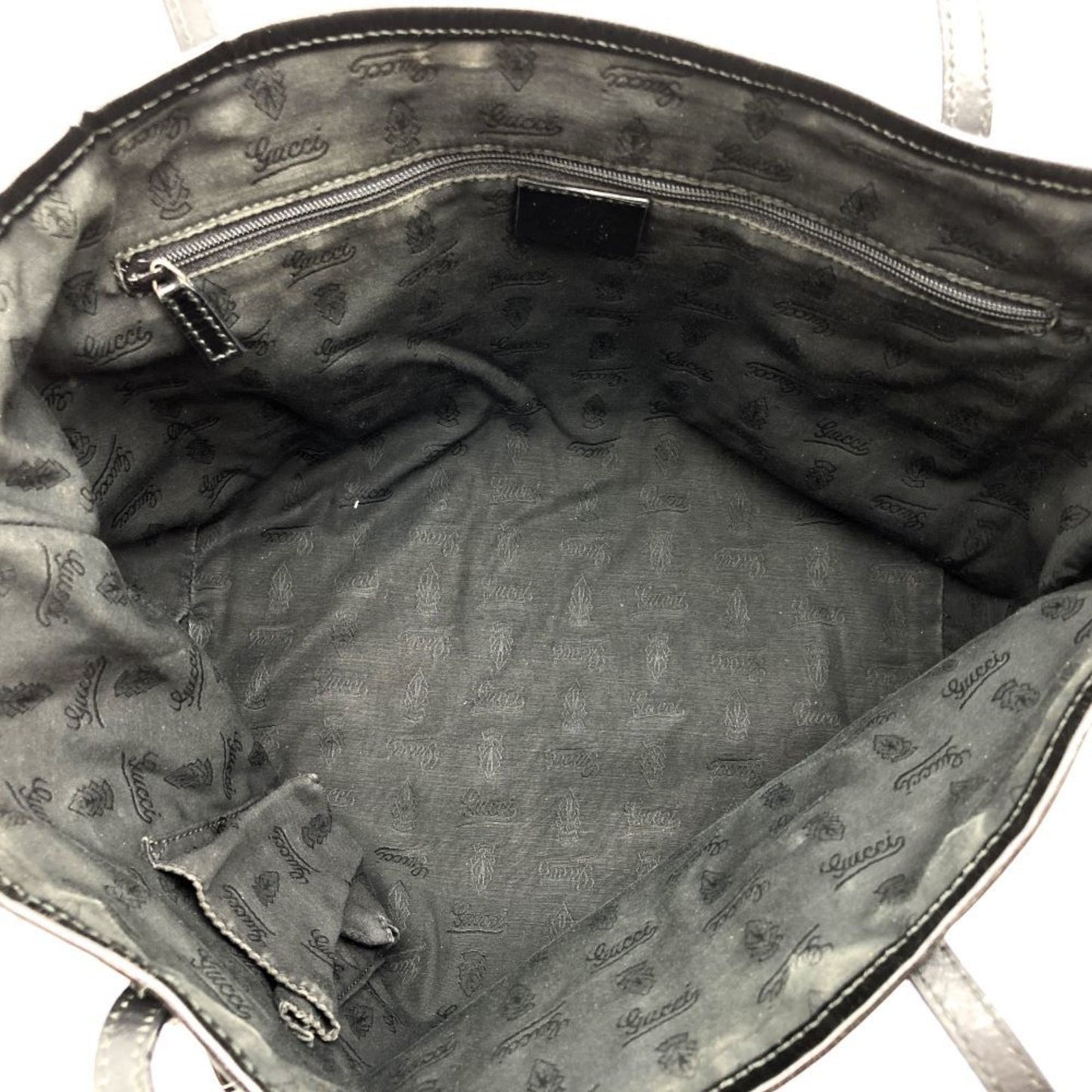 Gucci Jackie, Black, Canvas, tote