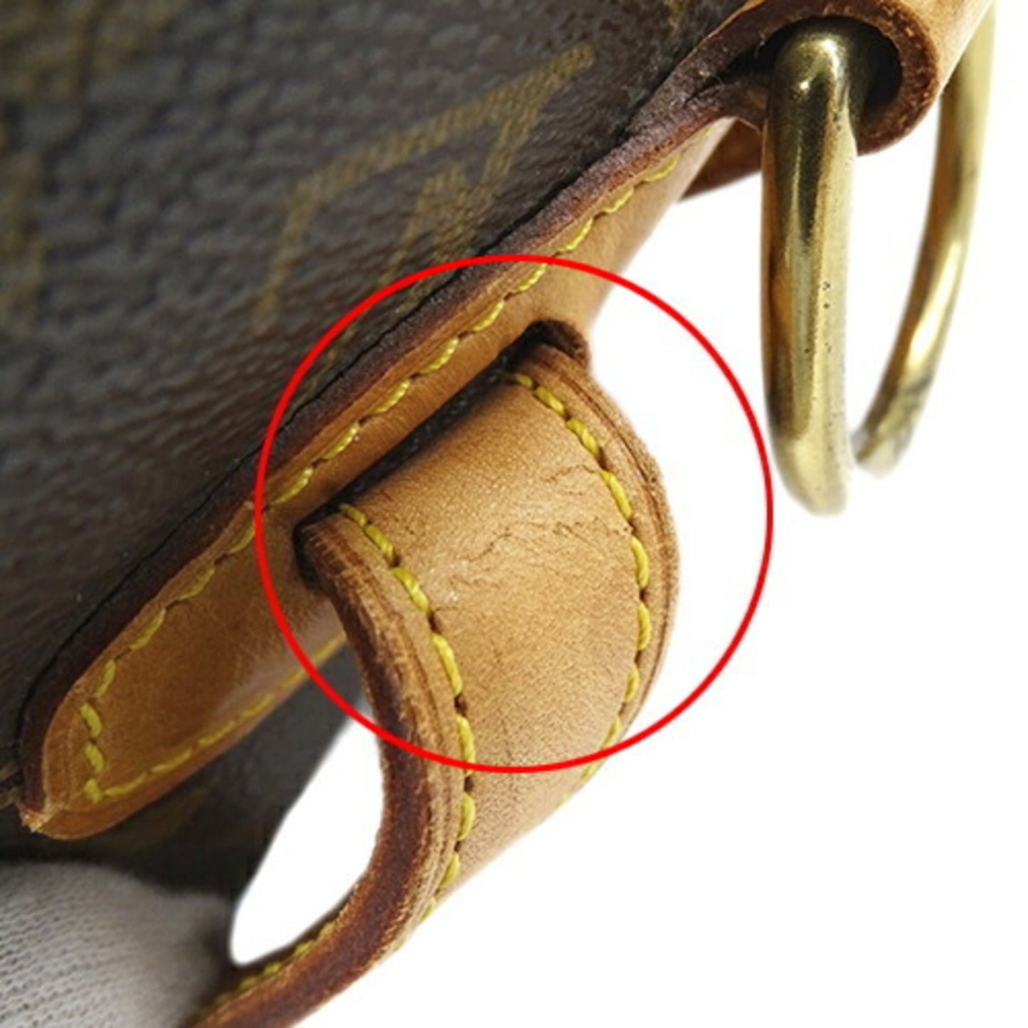 Louis Vuitton Montsouris MM, Brown, Canvas, backpack
