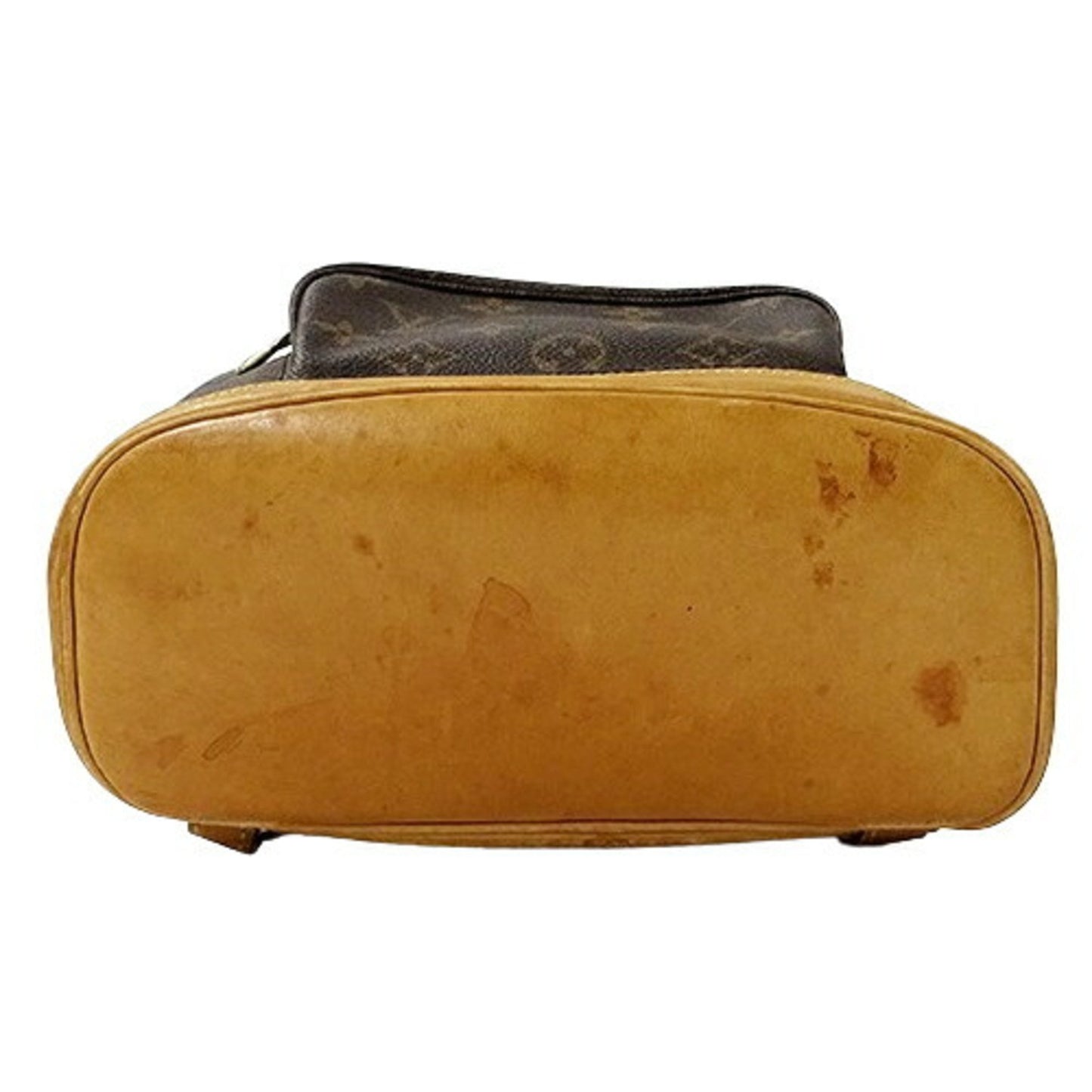 Louis Vuitton Montsouris MM, Brown, Canvas, backpack