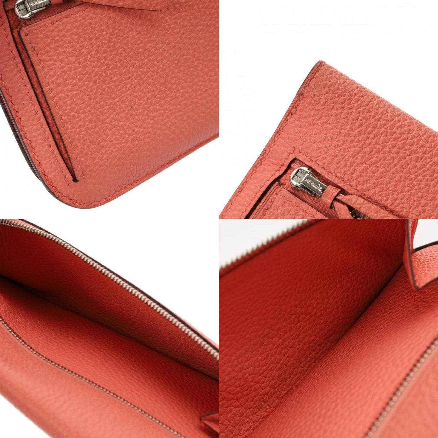 Hermès Dogon, Pink, Leather, wallet