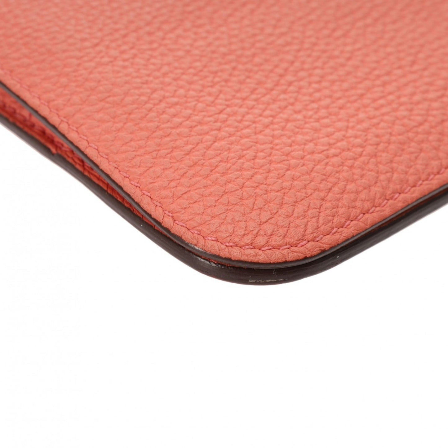 Hermès Dogon, Pink, Leather, wallet