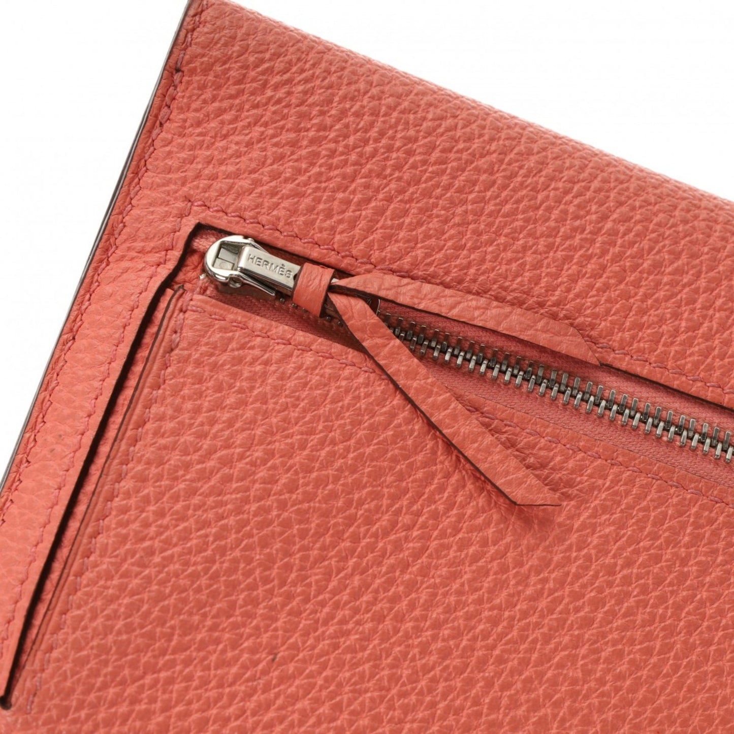Hermès Dogon, Pink, Leather, wallet