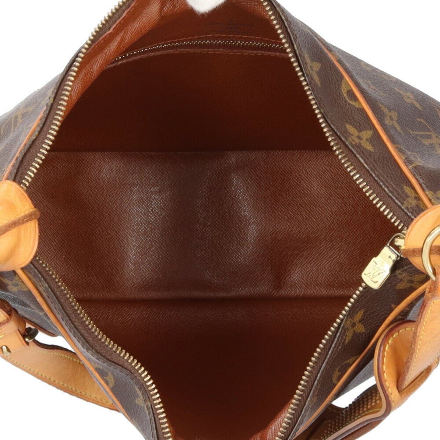 Louis Vuitton Boulogne, Brown, Canvas, shoulder