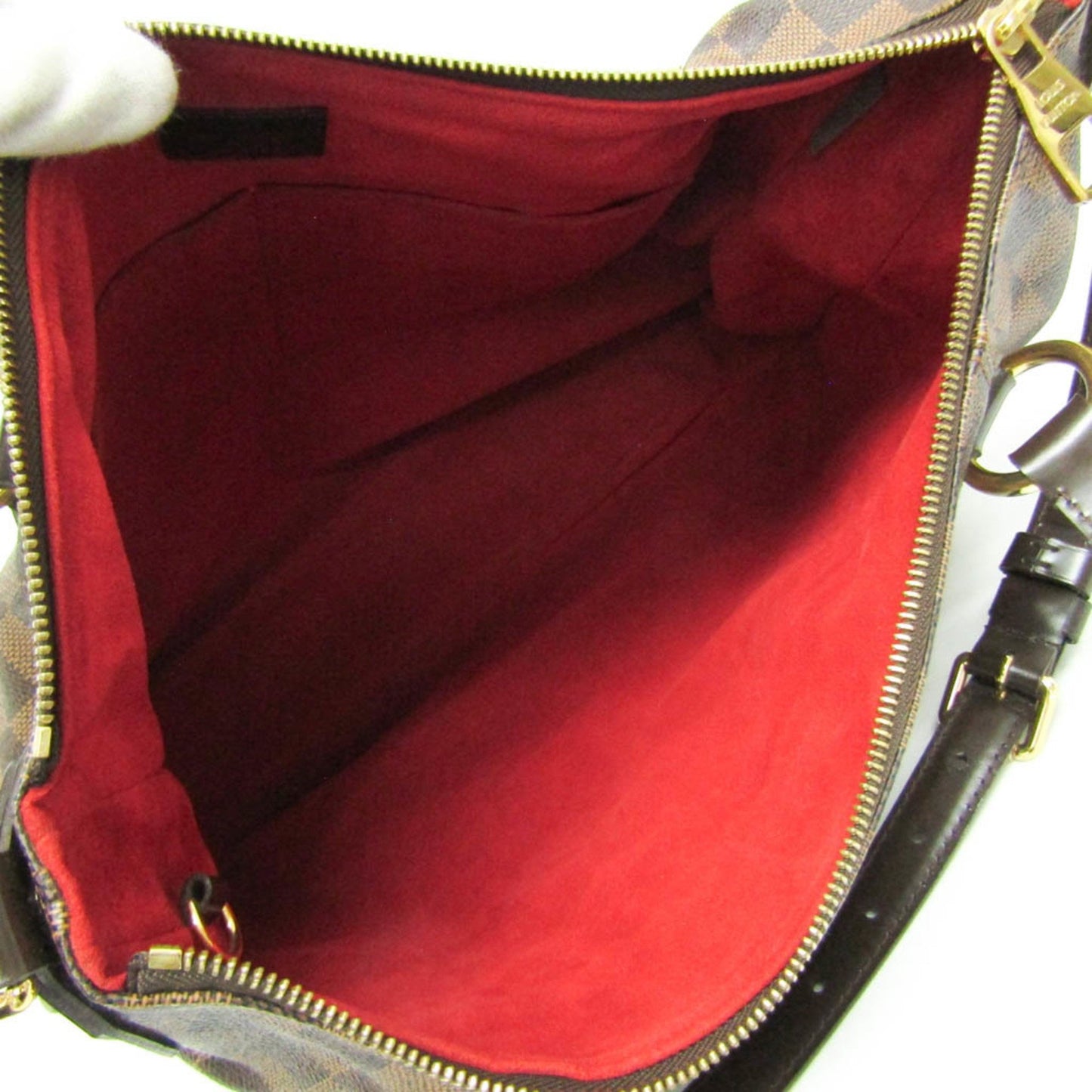 Louis Vuitton Evora, Brown, Canvas, shoulder