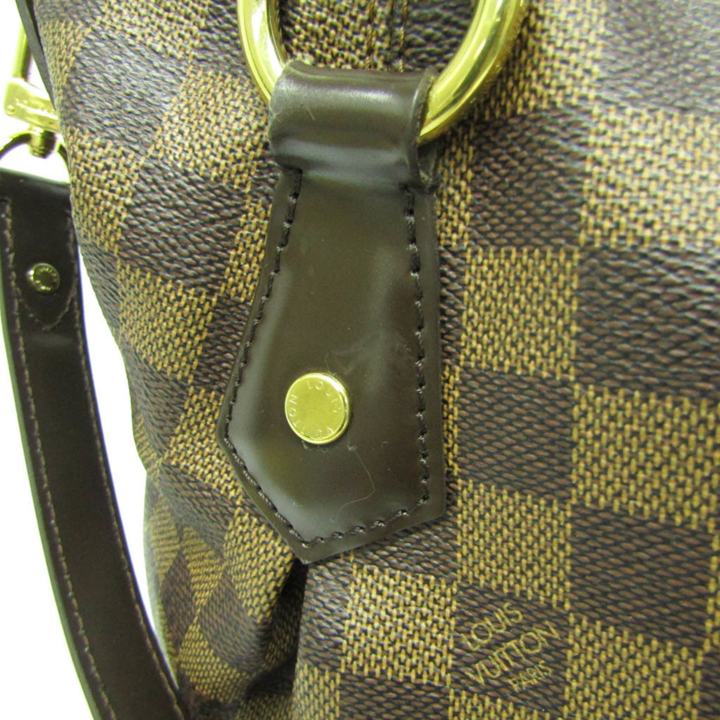 Louis Vuitton Evora, Brown, Canvas, shoulder