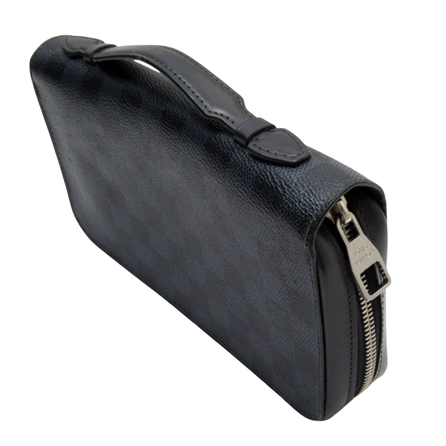 Louis Vuitton Zippy XL, Grey, Canvas, wallet