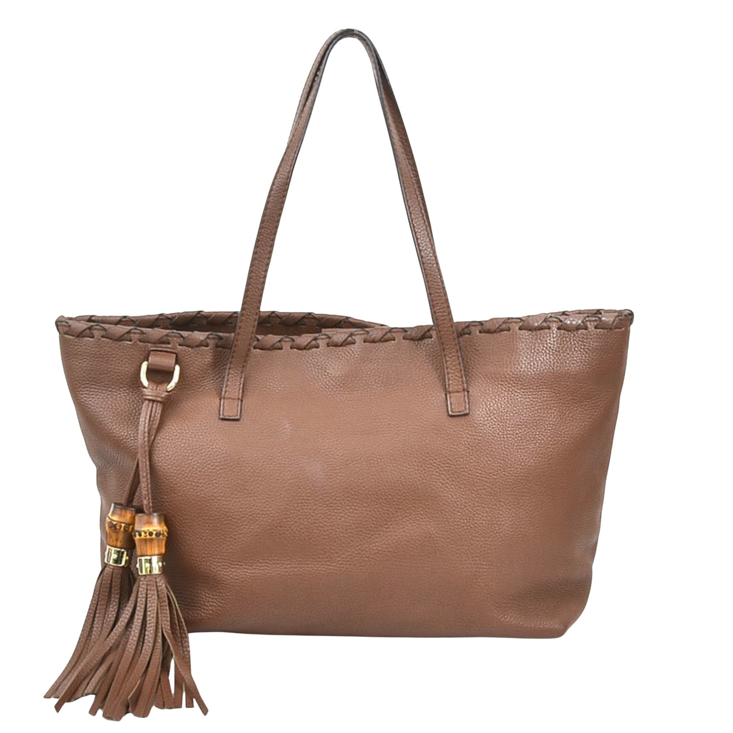 Gucci Bamboo, Brown, Leather, tote