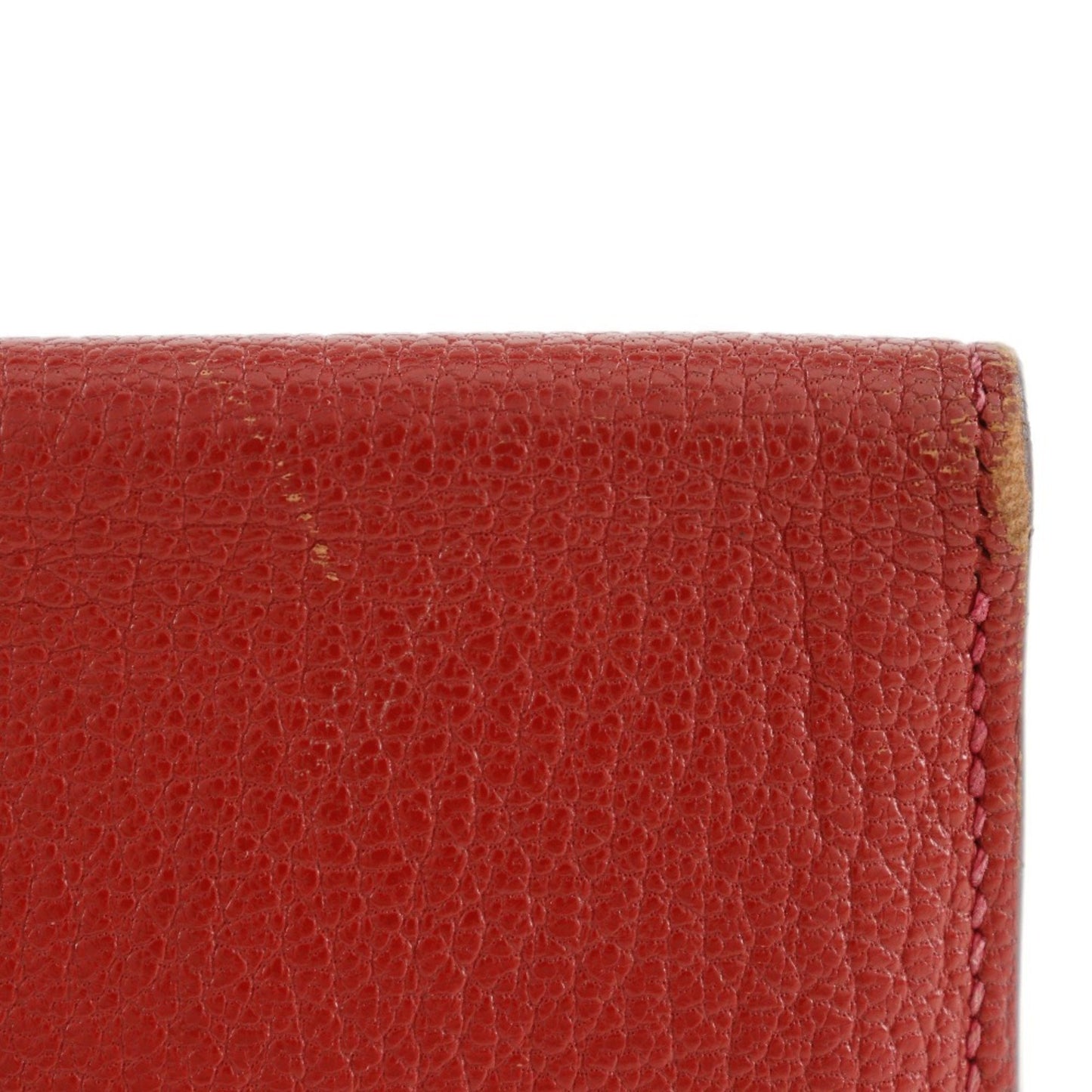 Hermès Béarn, Red, Leather, wallet