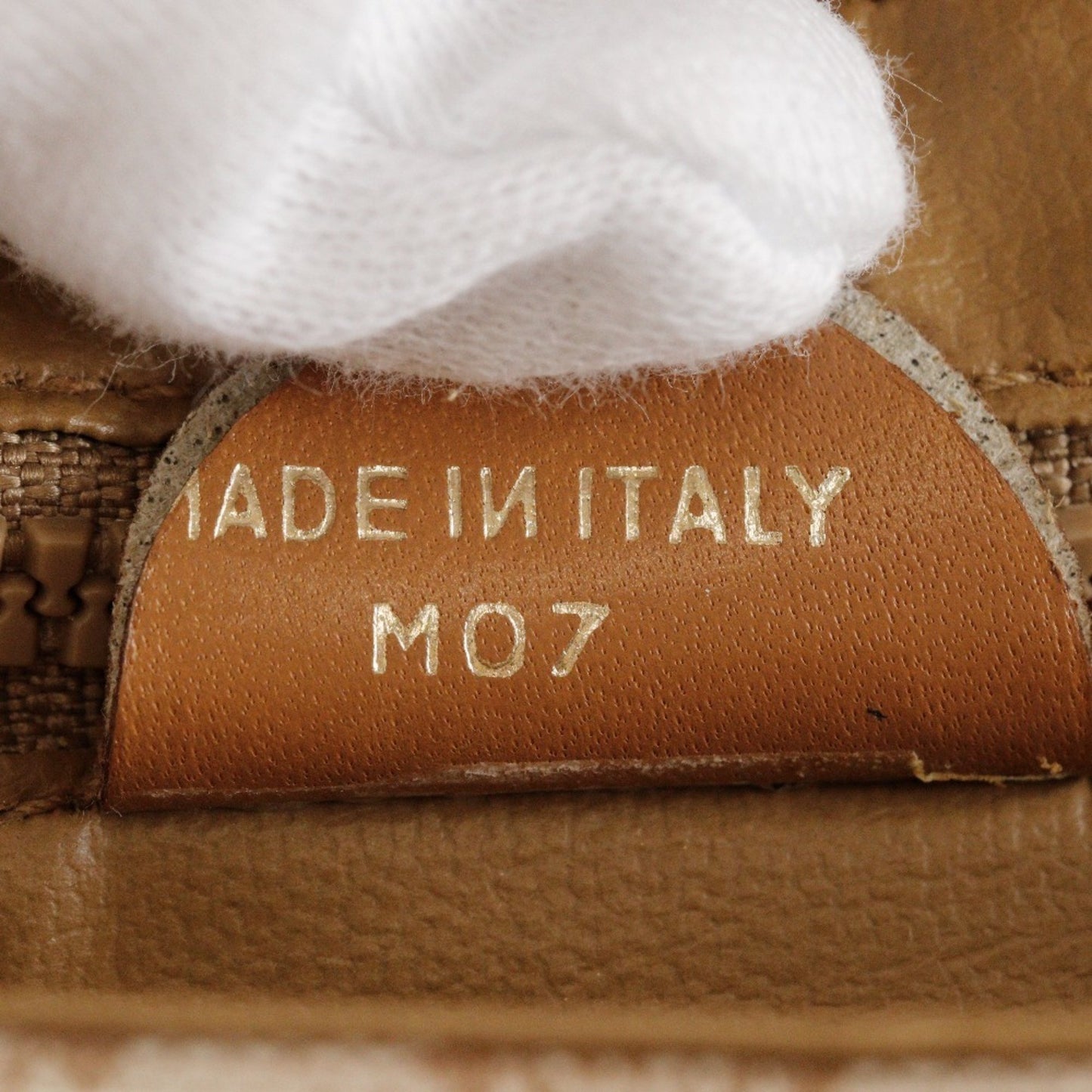 Céline Macadam, Beige, Canvas, shoulder
