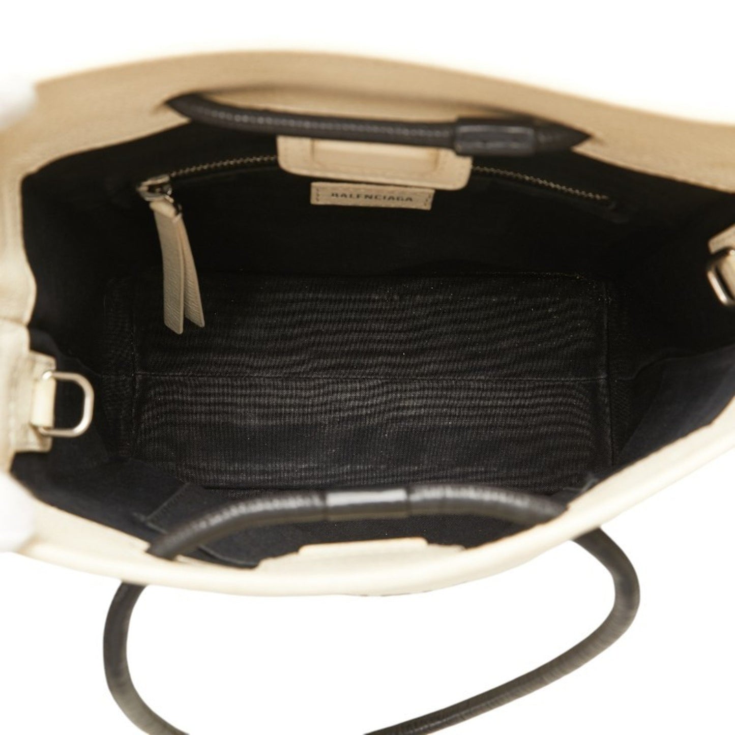 Balenciaga Cabas, White, Leather, tote
