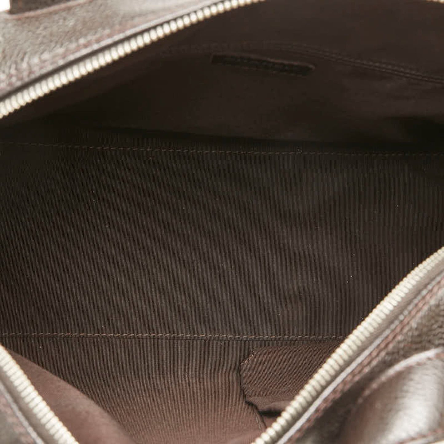 Chanel Bowling, Brown, Leather, handbag