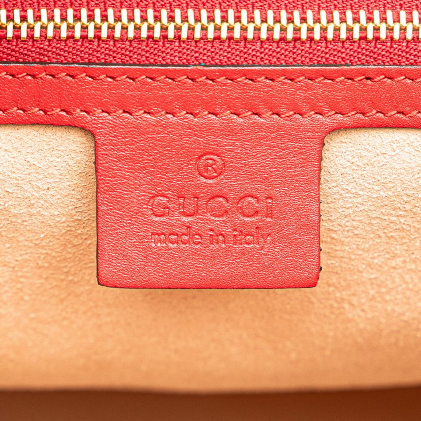 Gucci Jackie, Red, Leather, tote