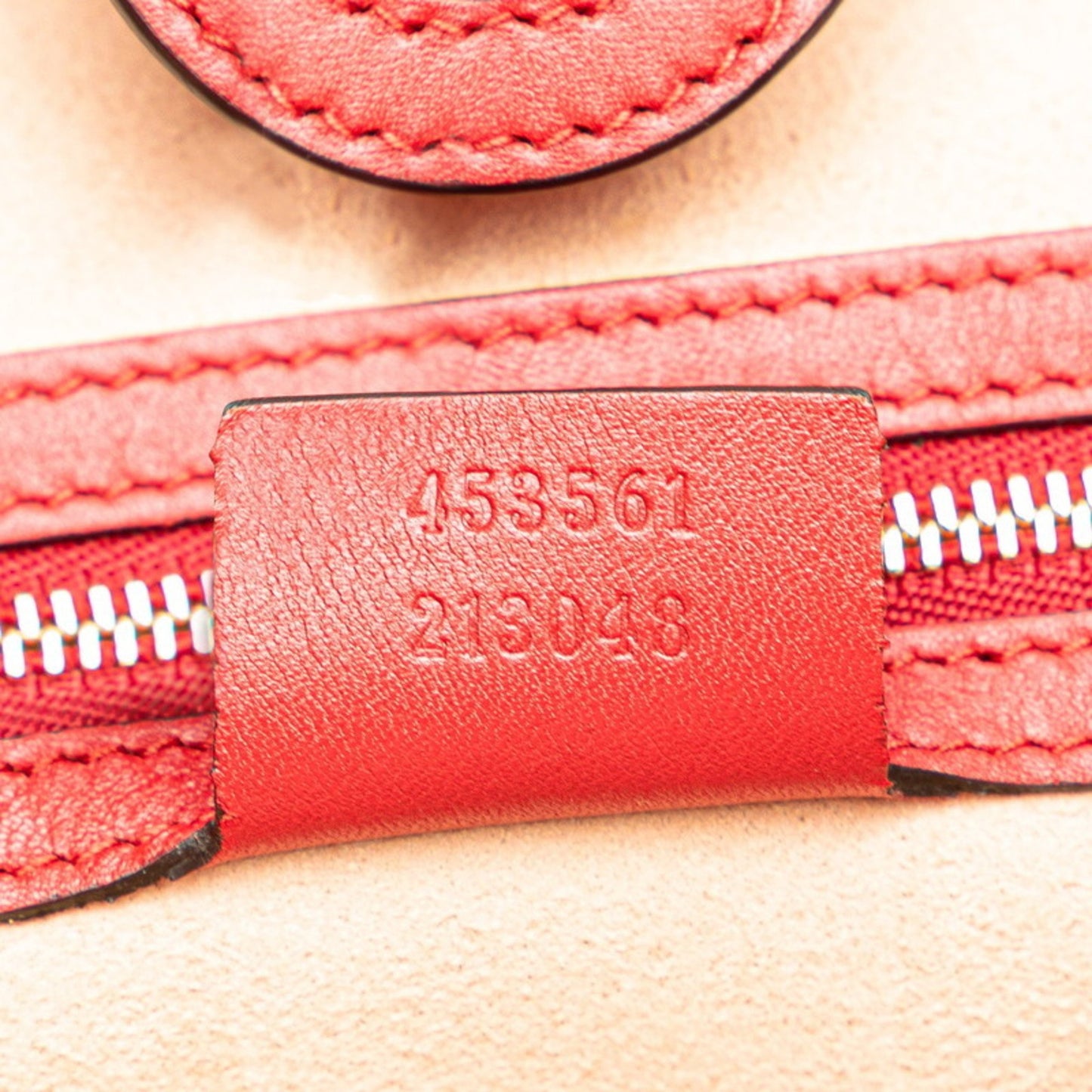 Gucci Jackie, Red, Leather, tote