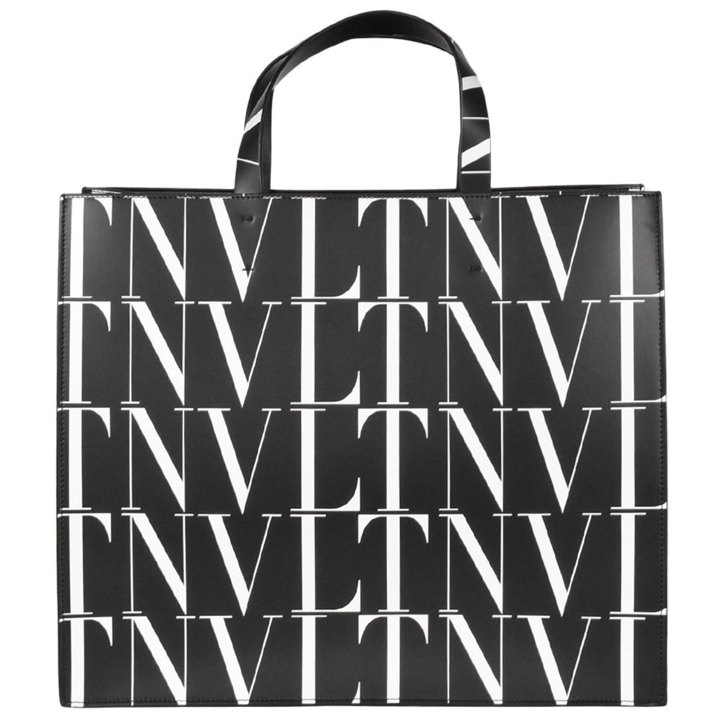 Valentino Garavani VLTN, Black, Leather, tote