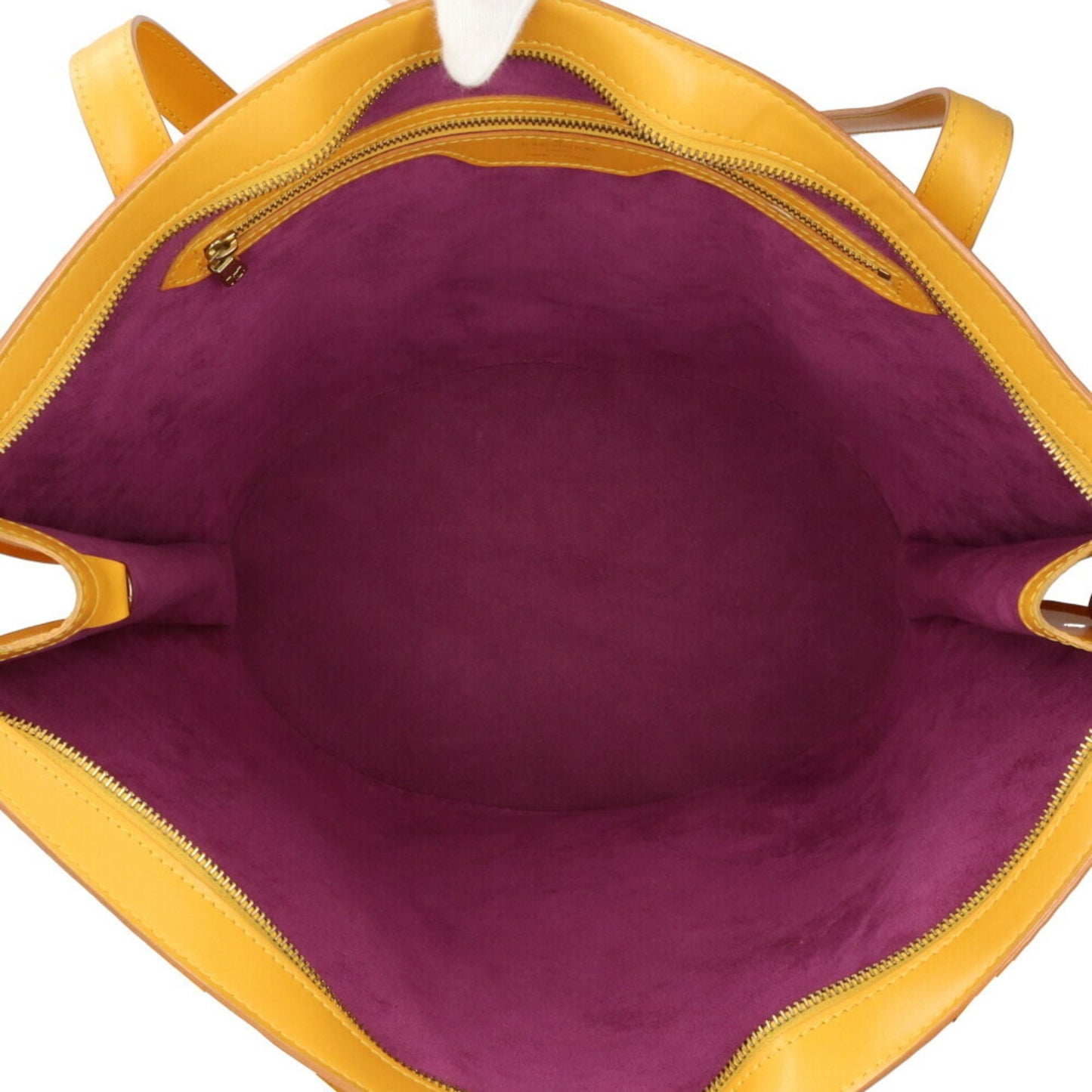 Louis Vuitton Saint Jacques, Yellow, Leather, shoulder
