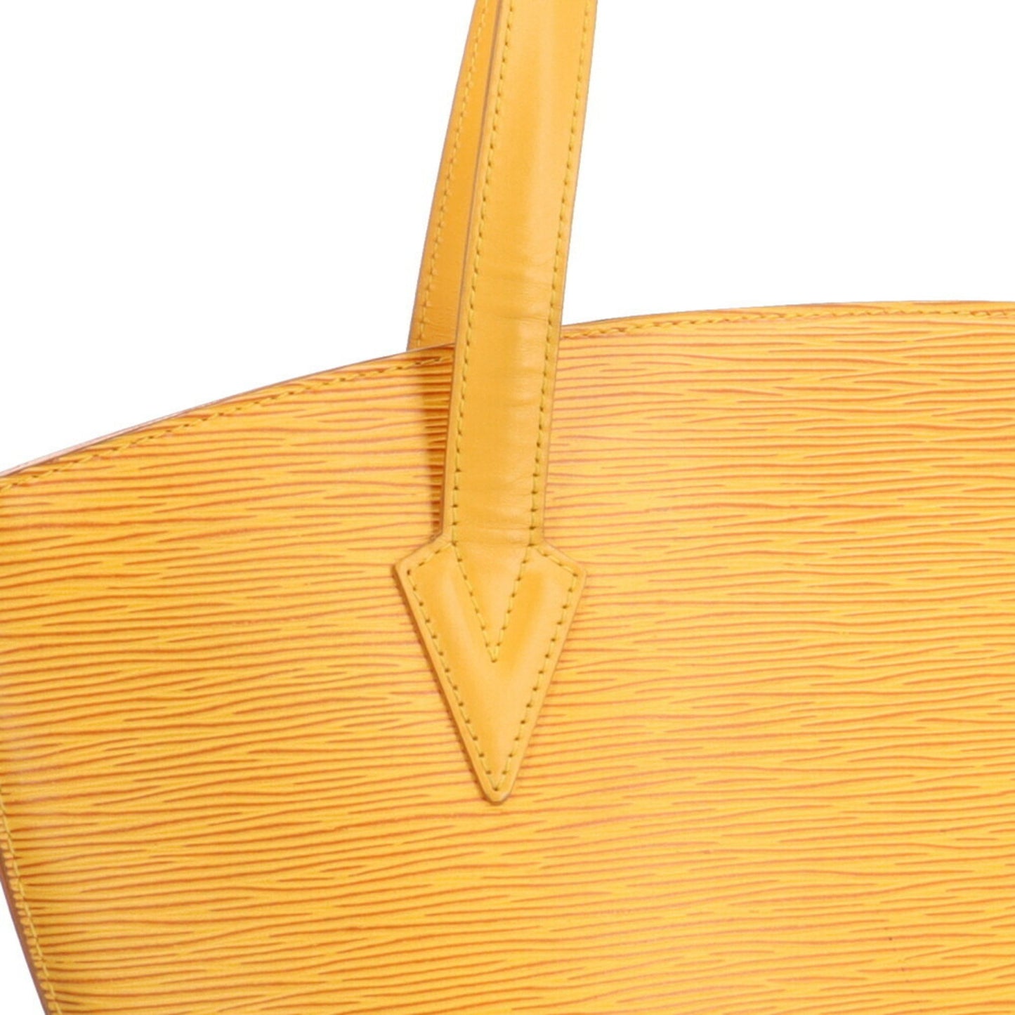 Louis Vuitton Saint Jacques, Yellow, Leather, shoulder