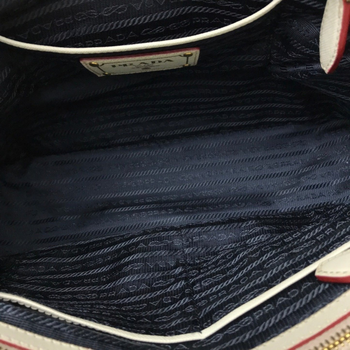 Prada Galleria, Blue, Denim - Jeans, handbag