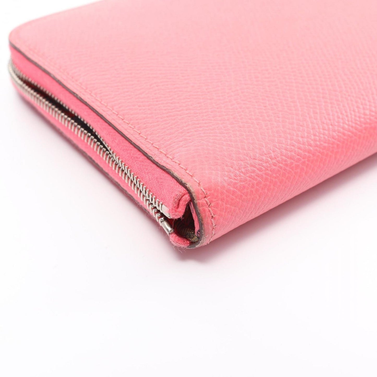 Hermès Azap, Pink, Leather, wallet