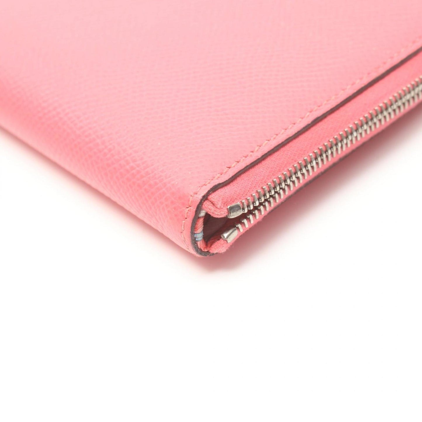 Hermès Azap, Pink, Leather, wallet