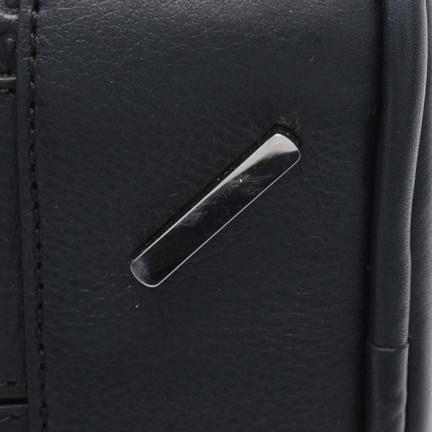 Loewe Amazona 75, Black, Leather, handbag