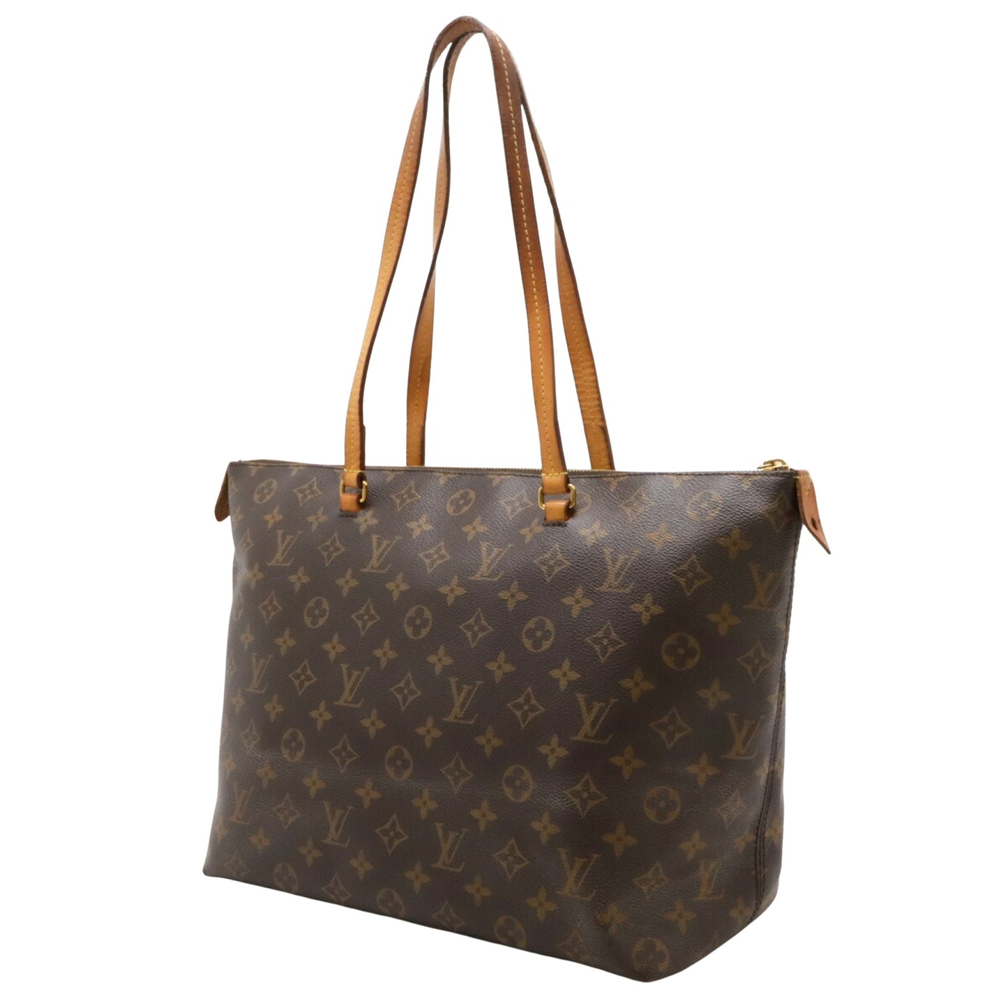 Louis Vuitton Léna, Brown, Canvas, shoulder