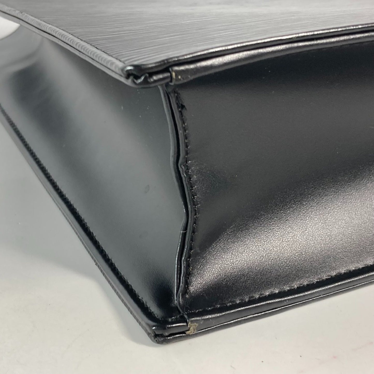 Louis Vuitton Ombre, Black, Leather, handbag