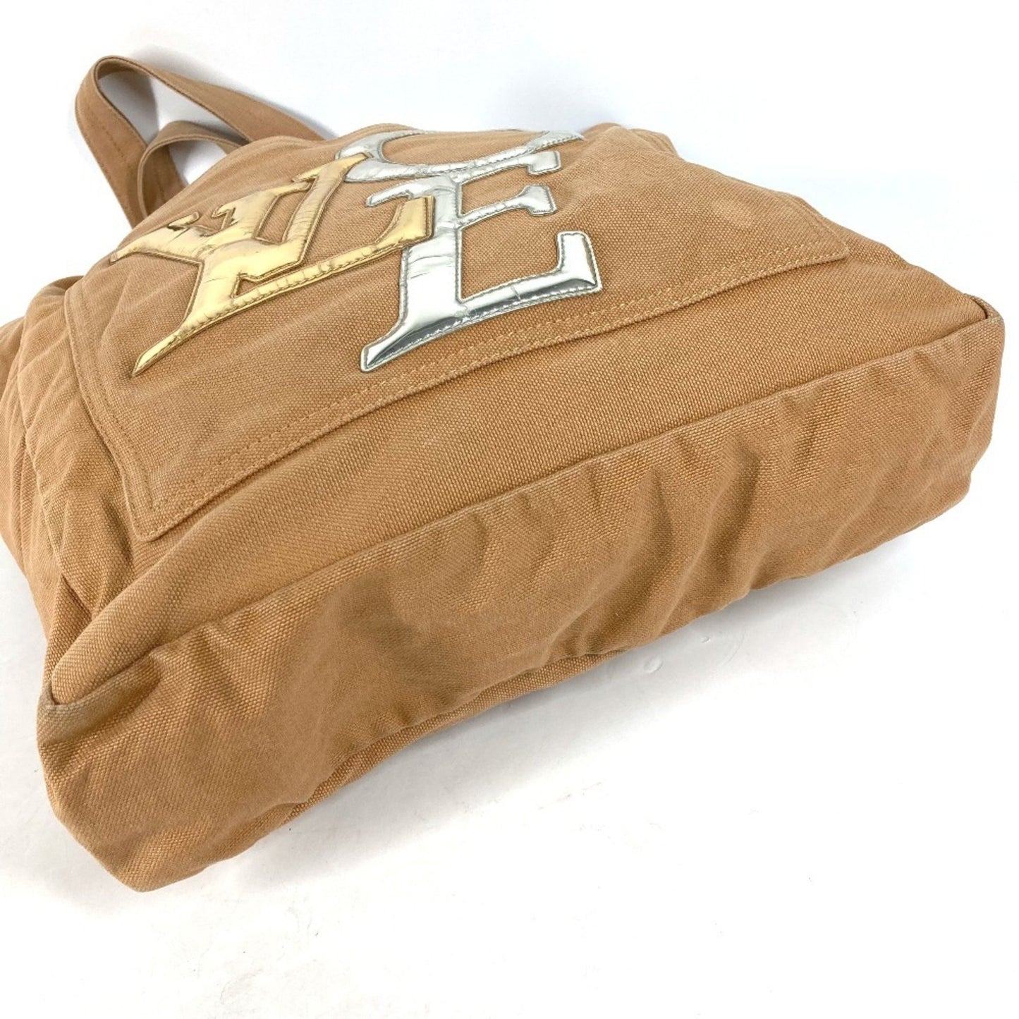 Louis Vuitton love tote, Brown, Canvas, tote