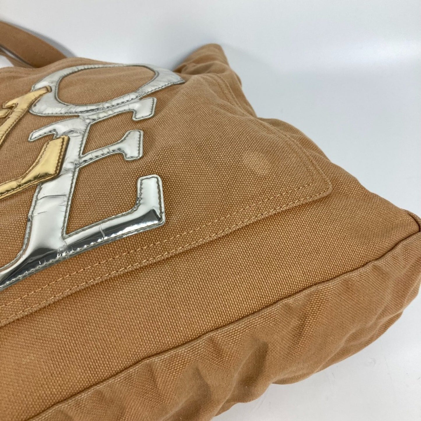 Louis Vuitton love tote, Brown, Canvas, tote