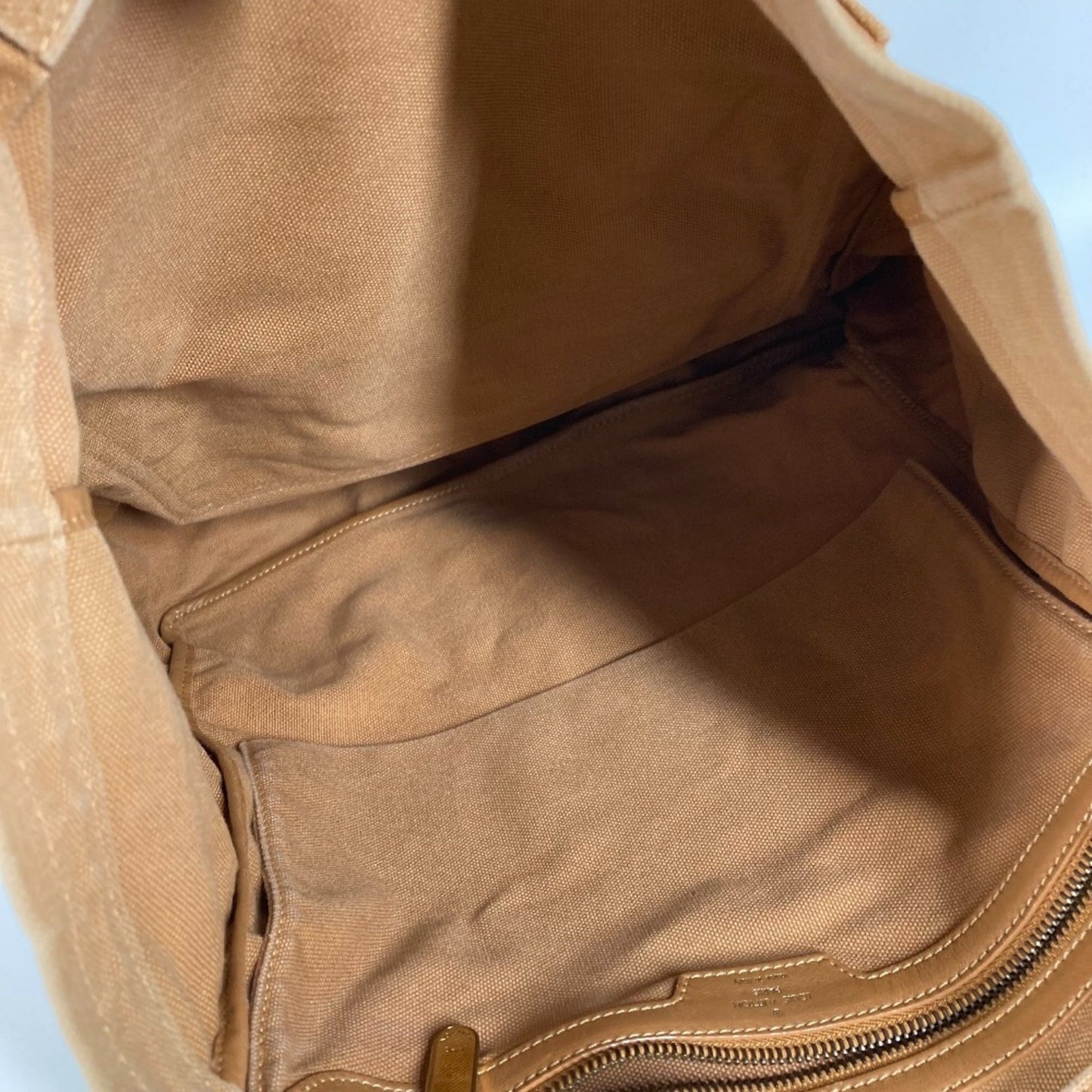 Louis Vuitton love tote, Brown, Canvas, tote